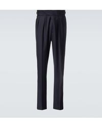 Rubinacci - Manny Virgin Wool Straight Pants - Lyst