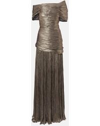 Marmar Halim - Ruched Asymmetric Gown - Lyst