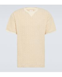 Givenchy - 4g Cotton-blend Jacquard T-shirt - Lyst