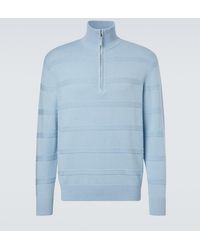 Allude - Cotton And Cashmere Turtleneck Sweater - Lyst