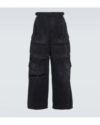 Balenciaga - Cotton Twill Cargo Pants - Lyst
