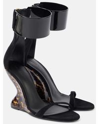Magda Butrym - Wedge-Sandalen Aus Leder - Lyst