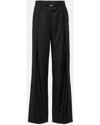 AYA MUSE - Tio Low-Rise Wool Wide-Leg Pants - Lyst