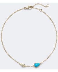 SHAY - Riviera 18Kt Anklet With And Diamond - Lyst