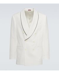 Brunello Cucinelli - Cotton Tuxedo Jacket - Lyst