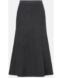 The Row - Lian Cotton Midi Skirt - Lyst