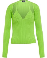 Femme Vêtements Sweats et pull overs Sweats et pull-overs Pullover Synthétique Blumarine en coloris Neutre 