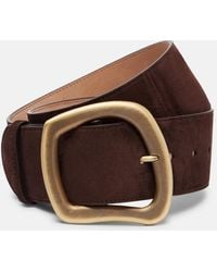 Gabriela Hearst - Simone Large Suede Belt - Lyst