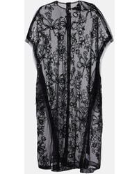 Simone Rocha - Embellished Overlay-Tulle Midi Dress - Lyst