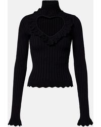 Balenciaga - Heart Cotton-Blend Top - Lyst