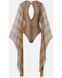 Roberto Cavalli - Open-Back Swimsuit - Lyst