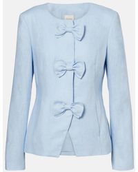 Posse - Harper Linen Jacket - Lyst