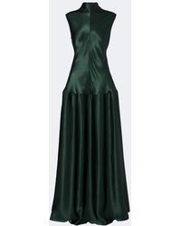 FFORME - Satin Maxi Dress - Lyst