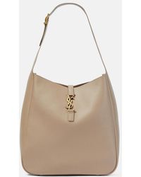 Saint Laurent - Le 5 A 7 Large Leather Shoulder Bag - Lyst