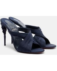 Christian Louboutin - Affabula Taffeta Mules - Lyst