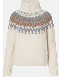Bogner - Ingrid Jacquard Cashmere Turtleneck Sweater - Lyst