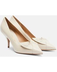 Ferragamo - Gwen 70 Leather Pumps - Lyst