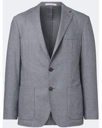Eleventy - Wool, Cotton, And Cashmere Blazer - Lyst