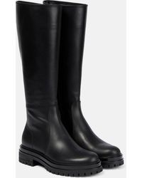 Gianvito Rossi - Knee-high Leather Boots - Lyst