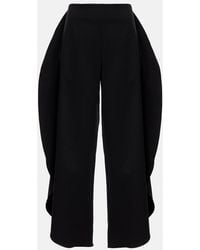 Alaïa - Wool Grain De Poudre Balloon Pants - Lyst