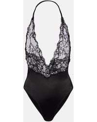 Givenchy - Body De Encaje Y Jersey - Lyst