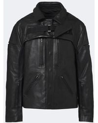 Rick Owens - Mac Convertible Leather Jacket - Lyst