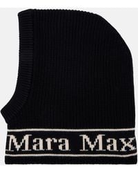 Max Mara - Logo Wool Balaclava - Lyst