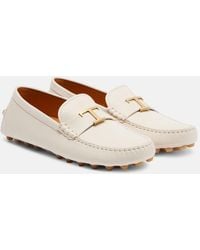 Tod's - Gommino Bubble Leather Driving Shoes - Lyst