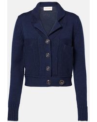 Valentino - Wool And Cotton Cardigan - Lyst