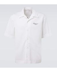 Givenchy - Logo Cotton Poplin Bowling Shirt - Lyst