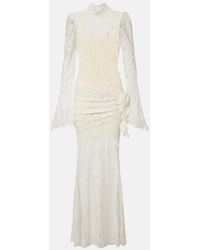 De La Vali - Bridal Bodita Cotton-Blend Lace Gown - Lyst