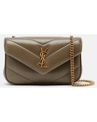 Saint Laurent - Bolso Al Hombro Loulou Mini De Piel Matelasse - Lyst
