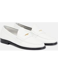Burberry - Penny Loafers aus Leder - Lyst