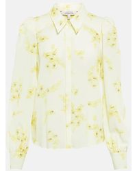 Dorothee Schumacher - Floral Movement Silk-blend Shirt - Lyst