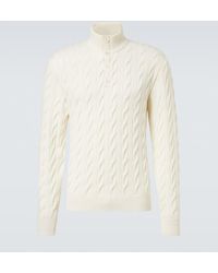 Ralph Lauren - Cable-Knit Cashmere Sweater - Lyst