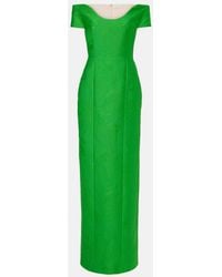 Emilia Wickstead - Aislynn Strapless Floral Cloqué Gown - Lyst