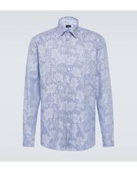 Etro - Floral Paisley Cotton Shirt - Lyst