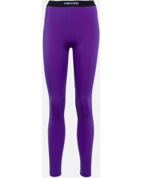 Purple Pants, Slacks and Chinos for Women | Lyst