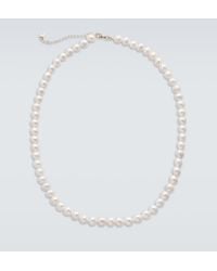 Mateo - 14Kt Necklace With Freshwater Pearls - Lyst