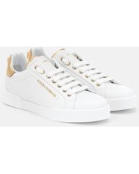 Dolce & Gabbana Sneakers donna pelle - Bianco