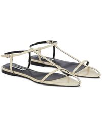 Jil Sander Flat sandals for Women - Up to 50% off | Lyst