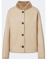 Yves Salomon - Reversible Shearling-Trimmed Leather Jacket - Lyst