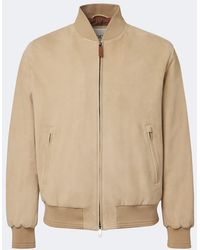 Tod's - Brera Suede Bomber Jacket - Lyst