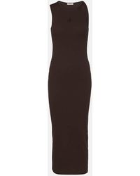 JW Anderson - Embroidered Cotton Maxi Dress - Lyst