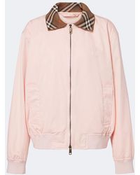 Burberry - Chaqueta De Gabardina Con Check - Lyst