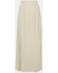 TOTEME - Wrap Crepe Maxi Skirt - Lyst