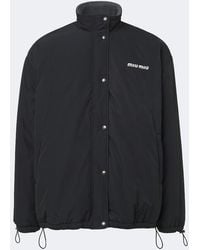Miu Miu - Logo Technical Jacket - Lyst