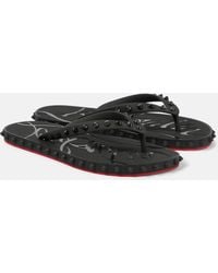 Christian Louboutin - Super Loubi Flip Flops - Lyst