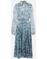 Proenza Schouler - Jones Printed Chiffon Shirt Dress - Lyst