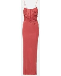 Christopher Esber - Molded Venus Cutout Mesh Maxi Dress - Lyst